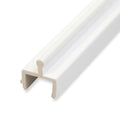 White Vinyl Sliding Screen Door Track F8470