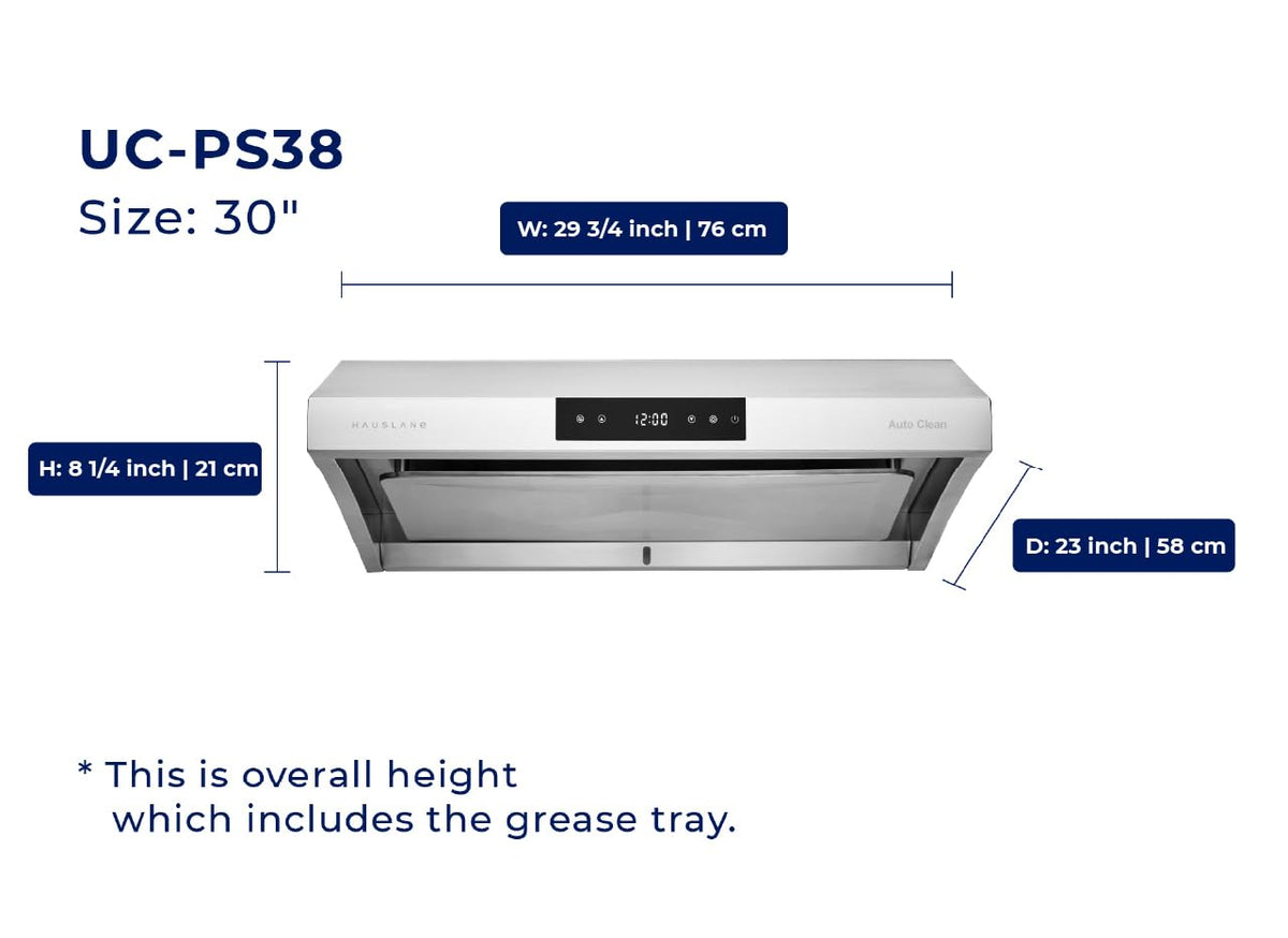30 Inch Ducted Under Cabinet Range Hood Z498