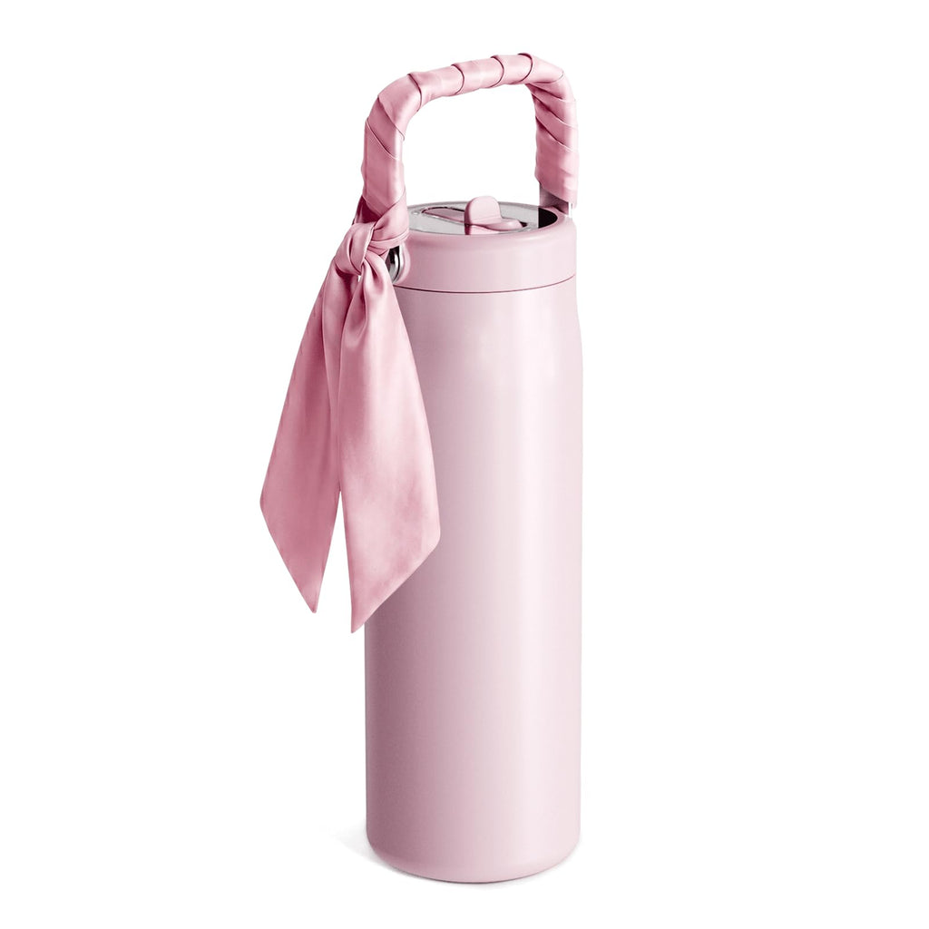 24 oz Insulated Tumbler with Flip Straw and Handle P587242