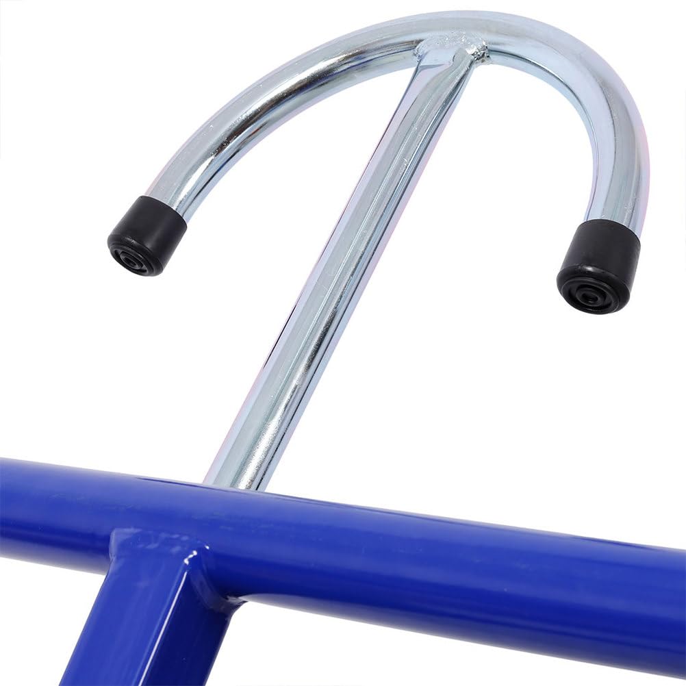Folding Steel Bumper Stand, 200 LBS Capacity Adjustable with Extendable Arms O531