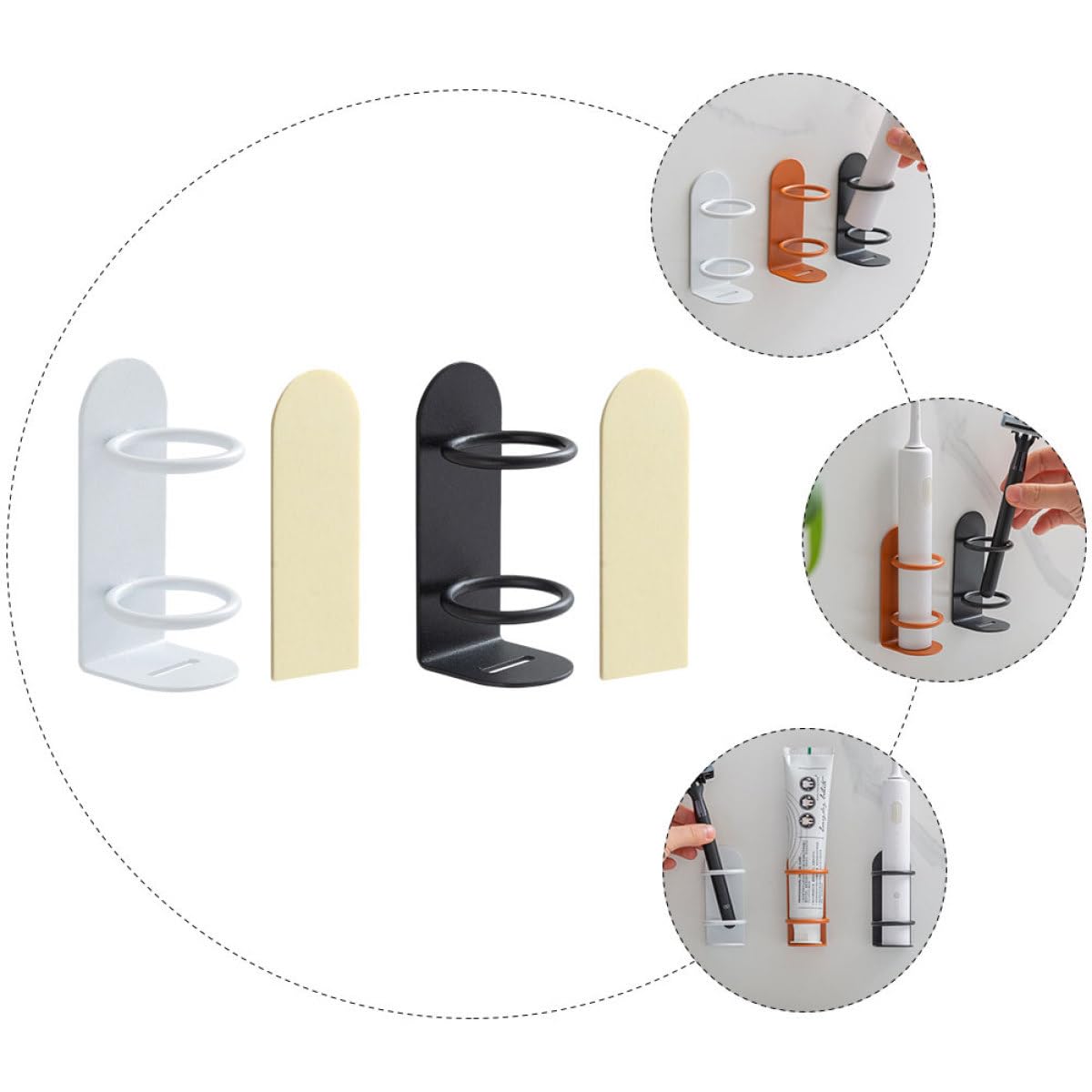 Wall Hanging Iron Storage Rack D6386