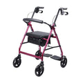 Heavy Duty Folding Aluminum Rollator Walker with Seat and Wheels N254192