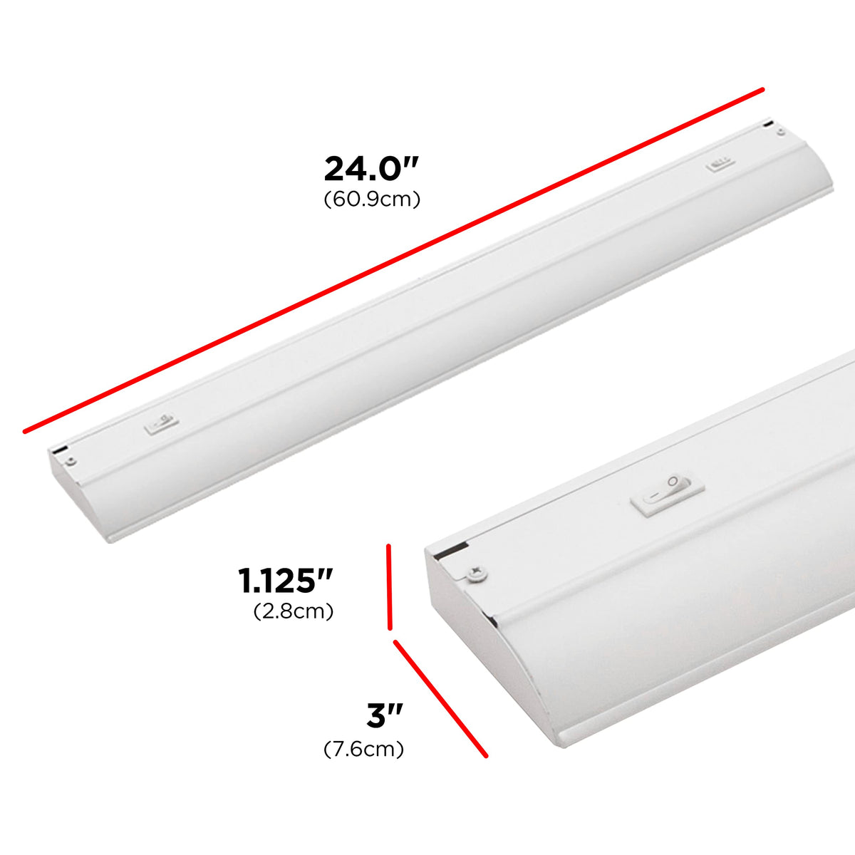 24 Inch Dimmable Under Cabinet Light U744696