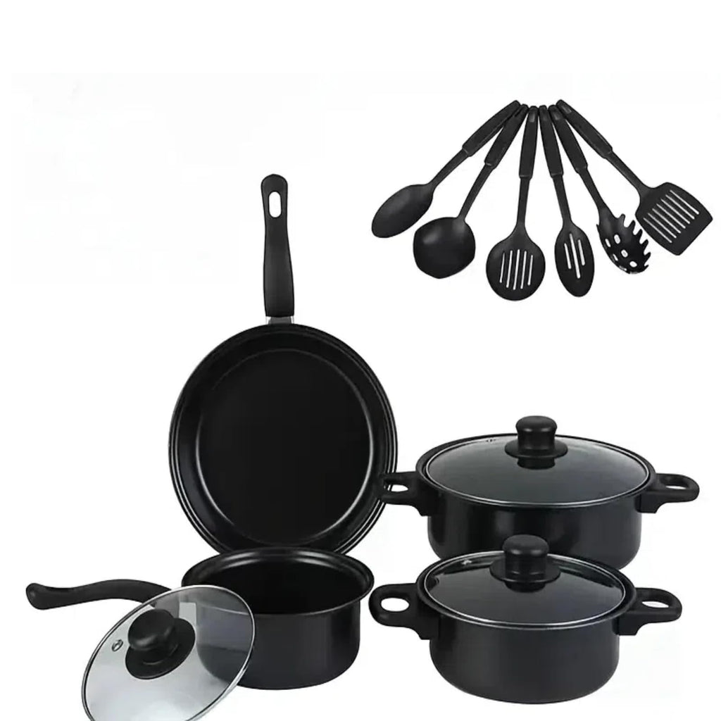 12 Piece Non Stick Maifan Stone Cookware Set Z70109