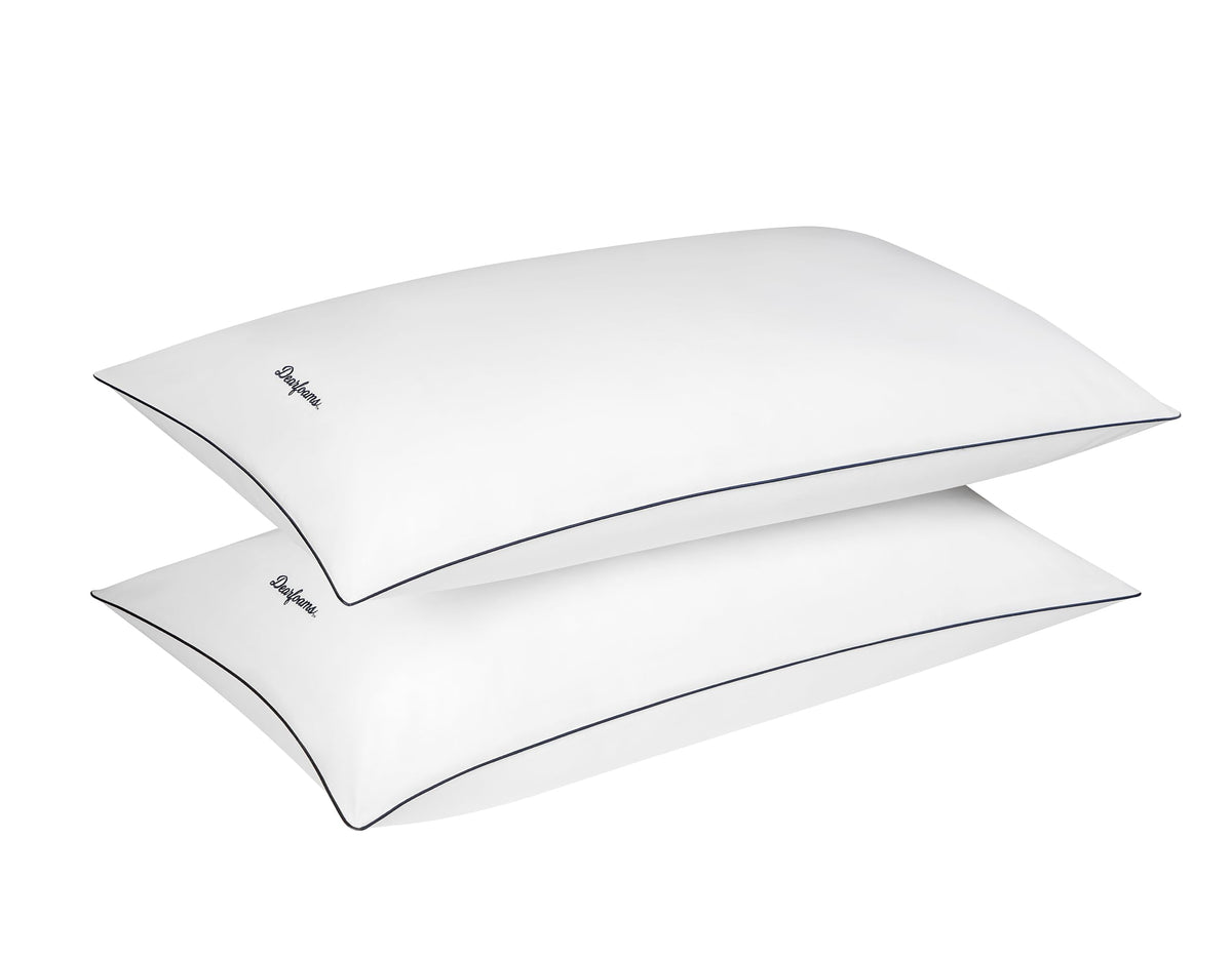 Set of 2 King Size Cotton Down Alternative Bed Pillows J49134