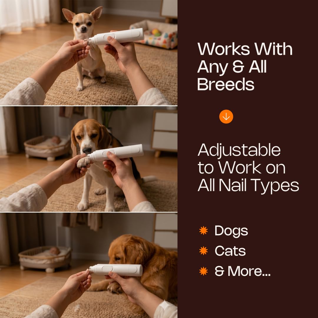 Dog Nail Grinder with LED Light X6465