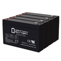 6V 9Ah AGM F2 Terminal Battery 4 Pack H725