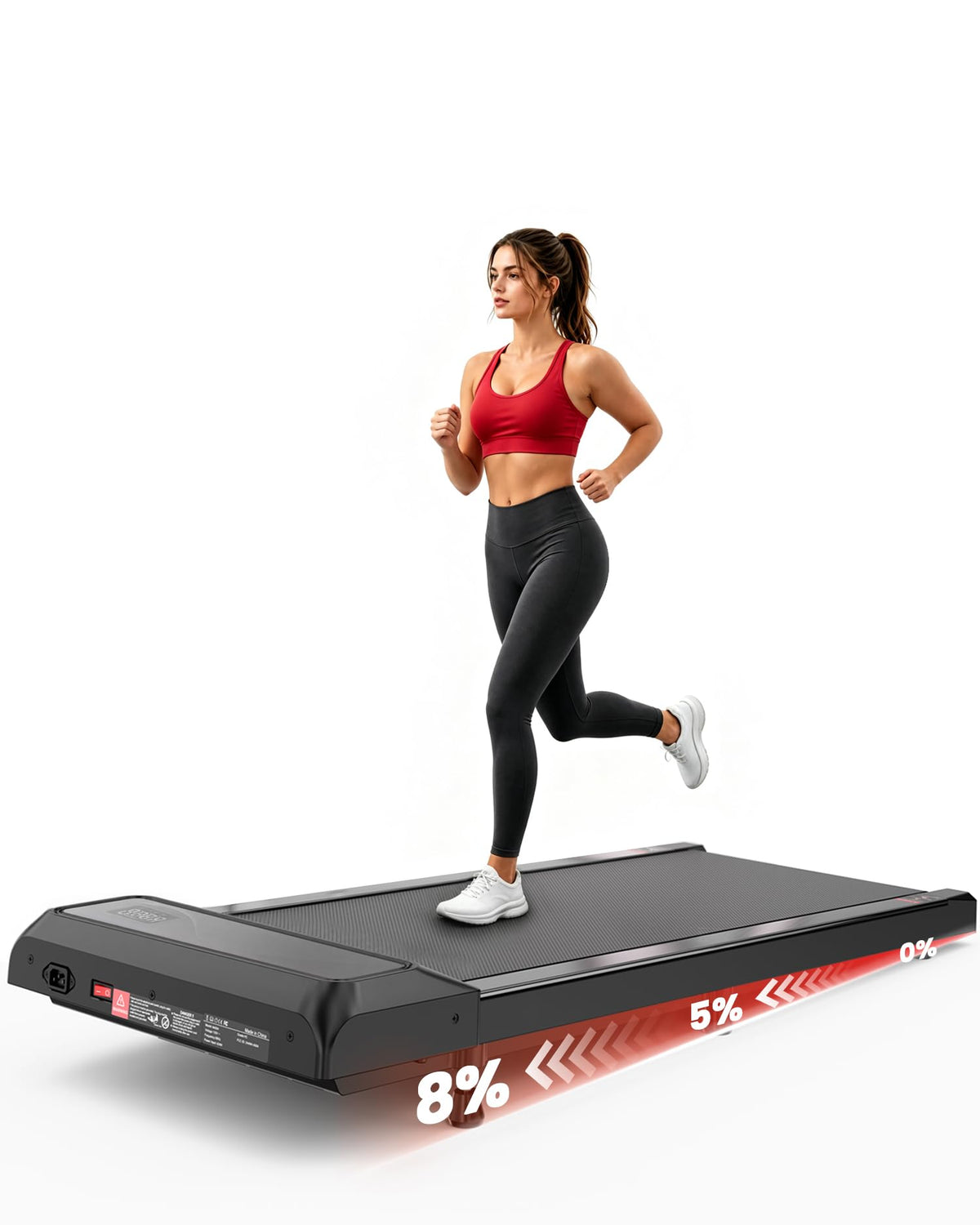 Under Desk Treadmill with 8% Incline U8229