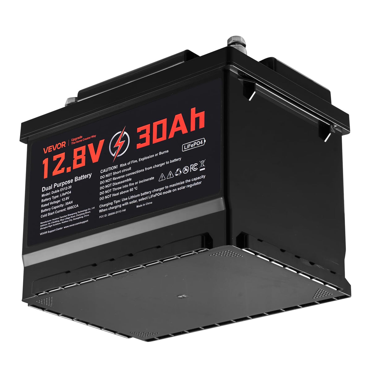 12V 30Ah LiFePO4 Dual Purpose Battery G586
