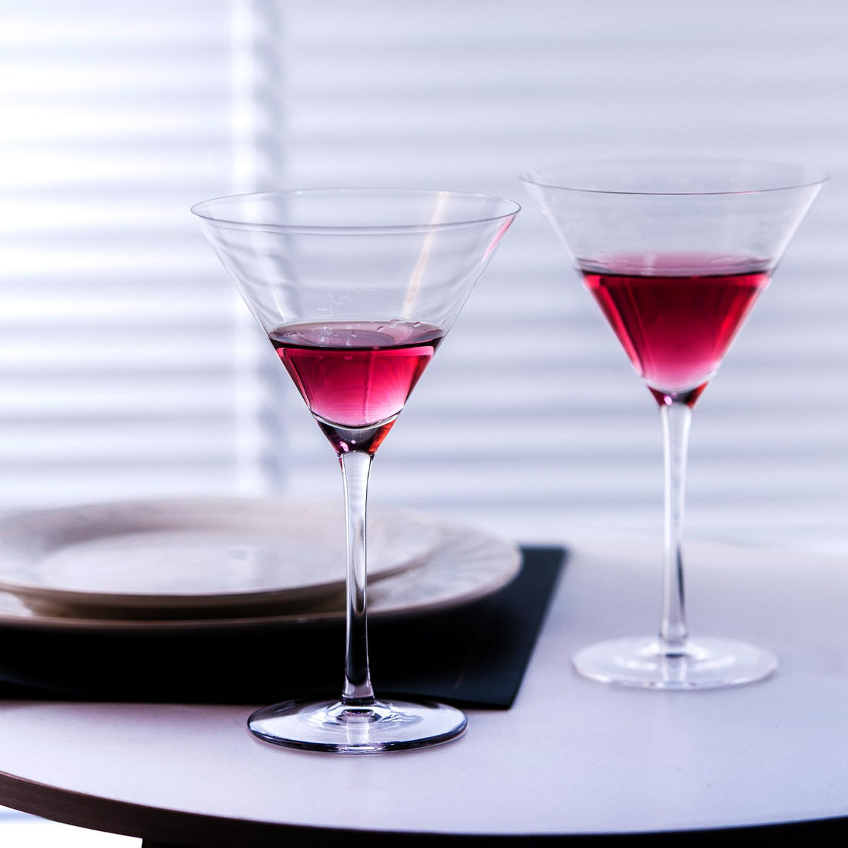 Martini Glasses Set of 4 Hand Blown 9.5oz I9123