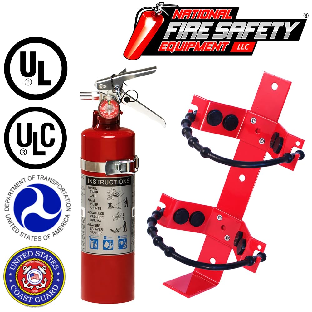 2 Pack 2.5 Lb ABC Fire Extinguisher W89189