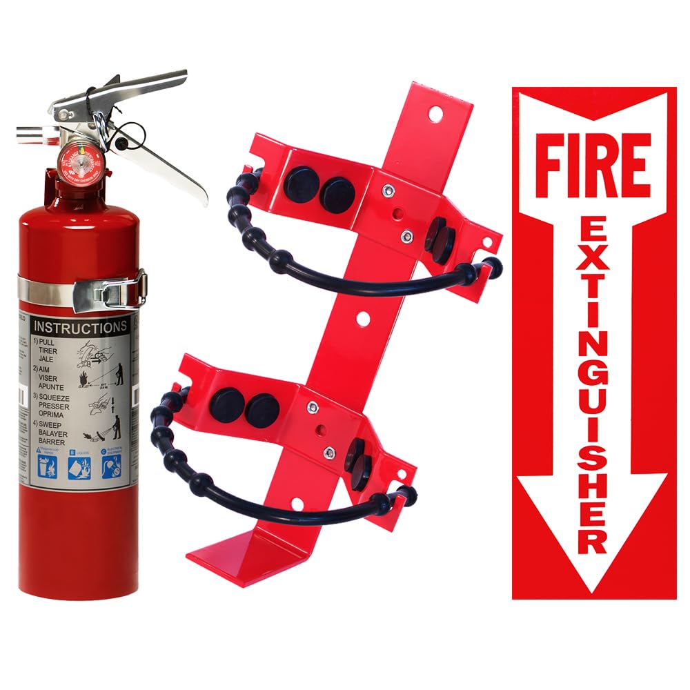 2 Pack 2.5 Lb ABC Fire Extinguisher W89189