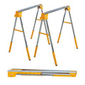 Adjustable Folding Steel Sawhorse 2 Pack T5981