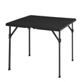 34 inch Black Portable Folding Dining Table U24506