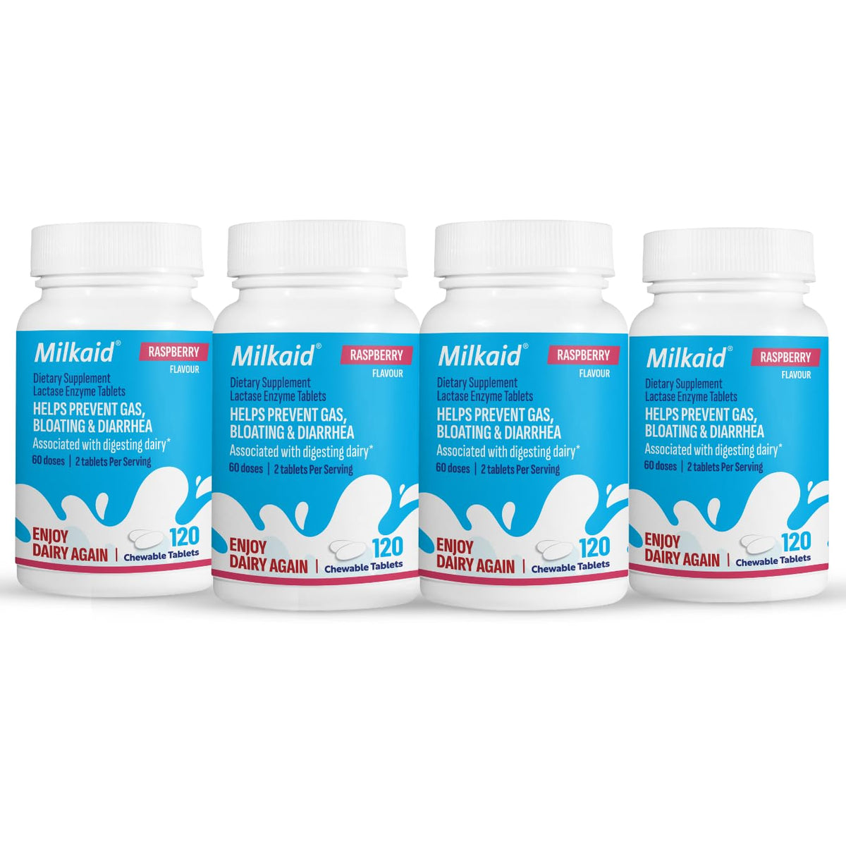 Chewable Lactase Enzyme Tablets 4 x 120 Z8789