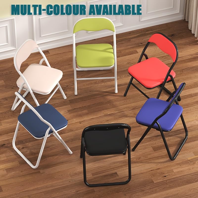 Black Padded Folding Chair with Backrest and Footrest R398162