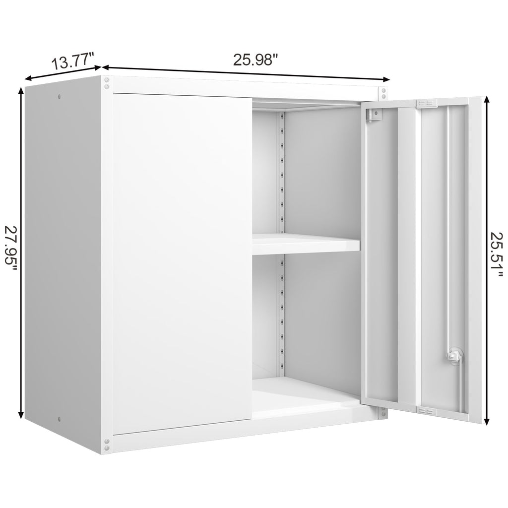 Metal Wall Mounted Storage Cabinet with Lock R821