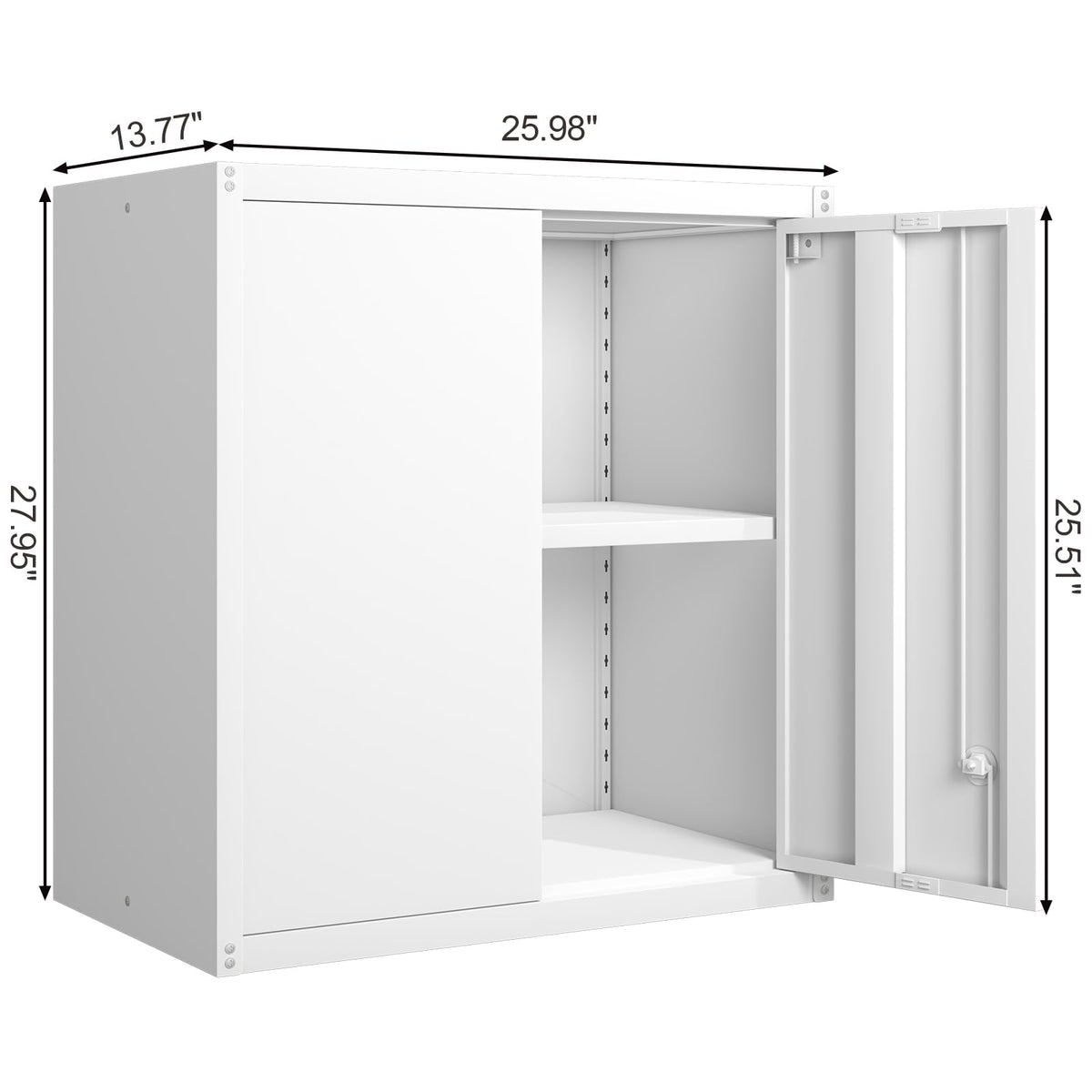 Metal Wall Mounted Storage Cabinet with Lock R821