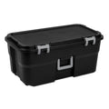 Black 22 Gal Lockable Storage Chest with Wheels W333940