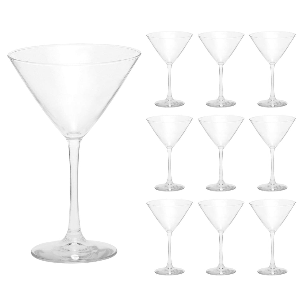 10 oz. Set of 10 Martini Glasses R646747