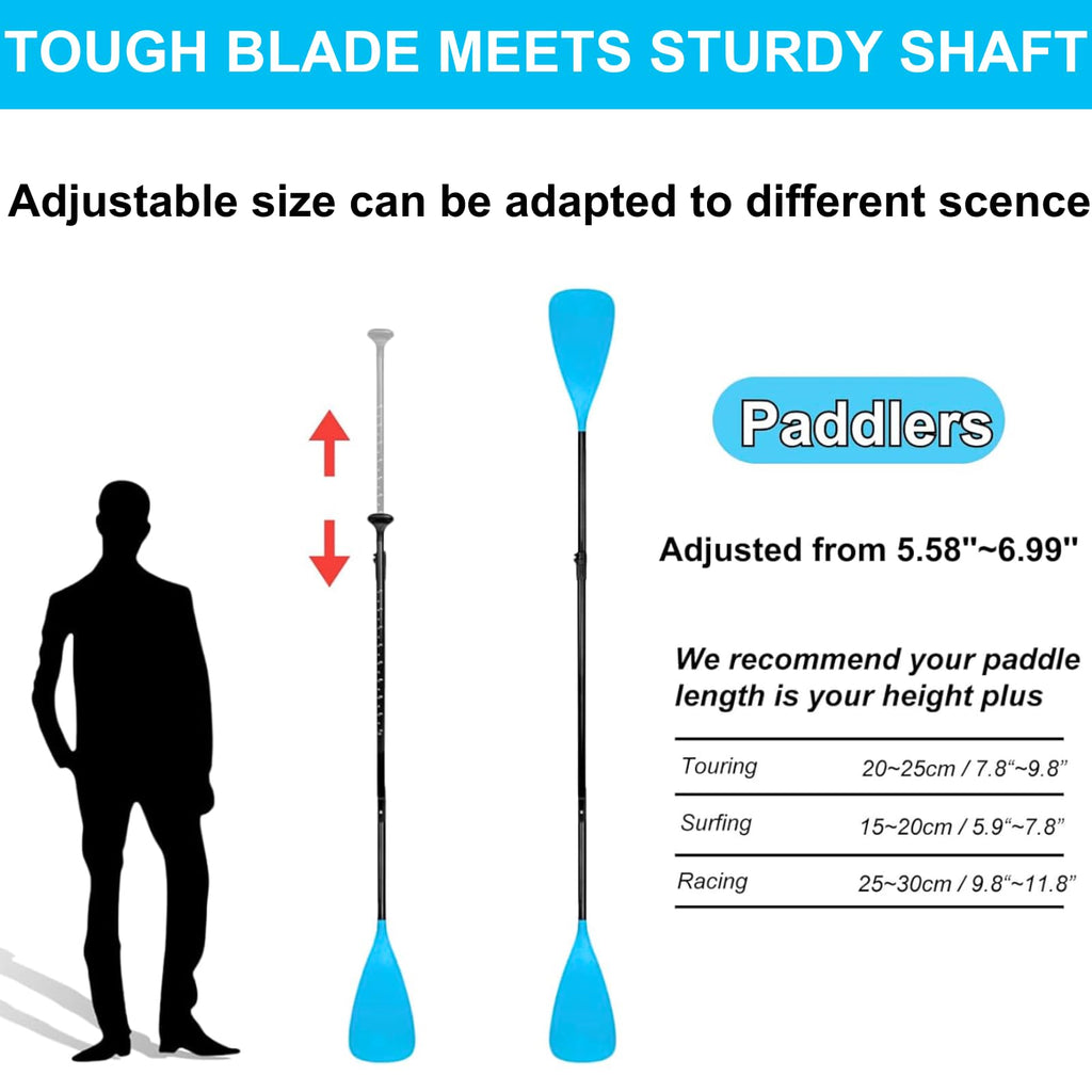 Adjustable 4-Piece Dual Blade Aluminum Paddle W42138