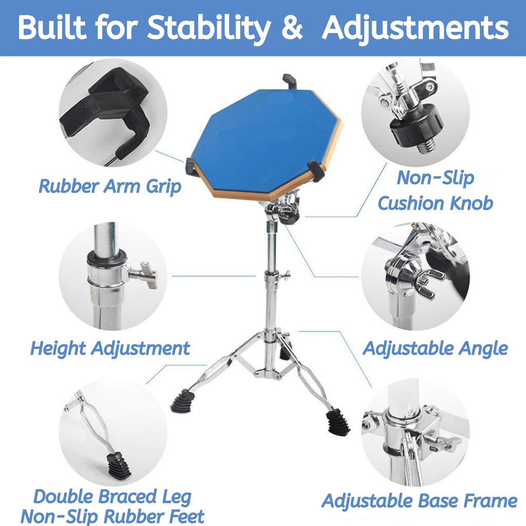 Double Braced Tripod Snare Drum Stand J12697