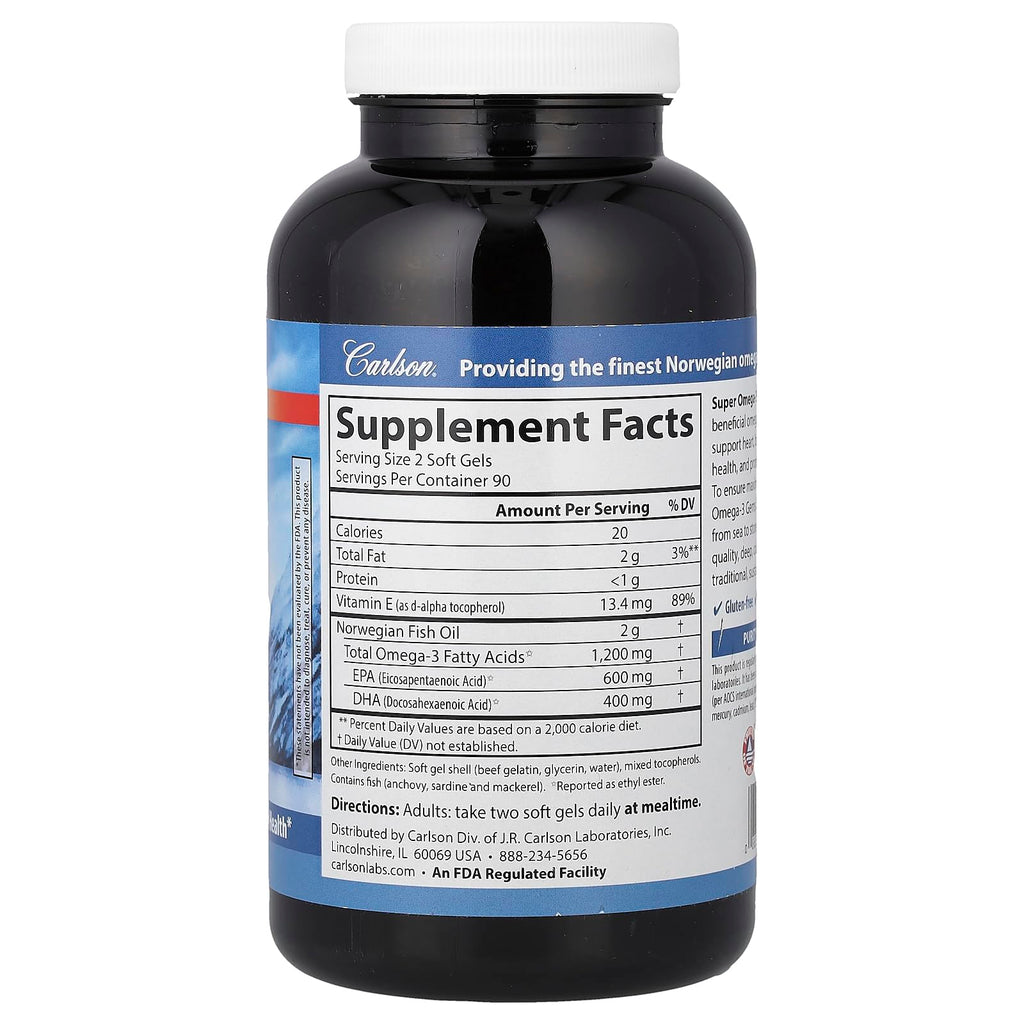 Omega-3 1200 mg 180 Softgels O51002