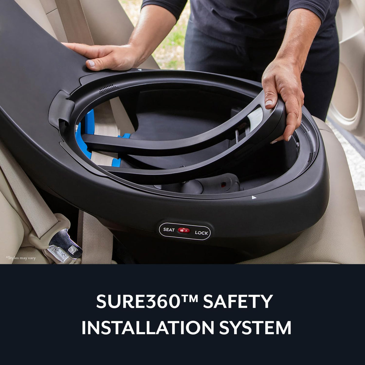 2-in-1 Rotating Car Seat B874
