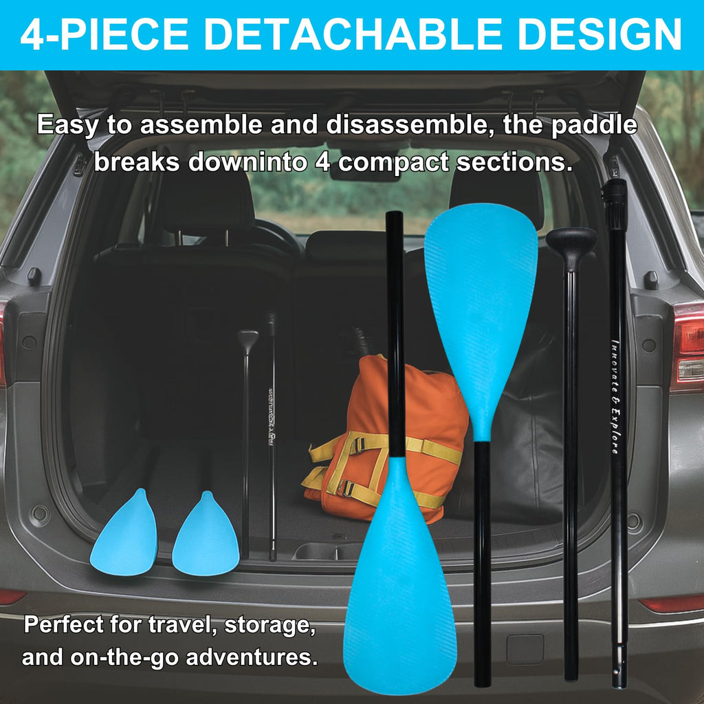 Adjustable 4-Piece Dual Blade Aluminum Paddle W42138