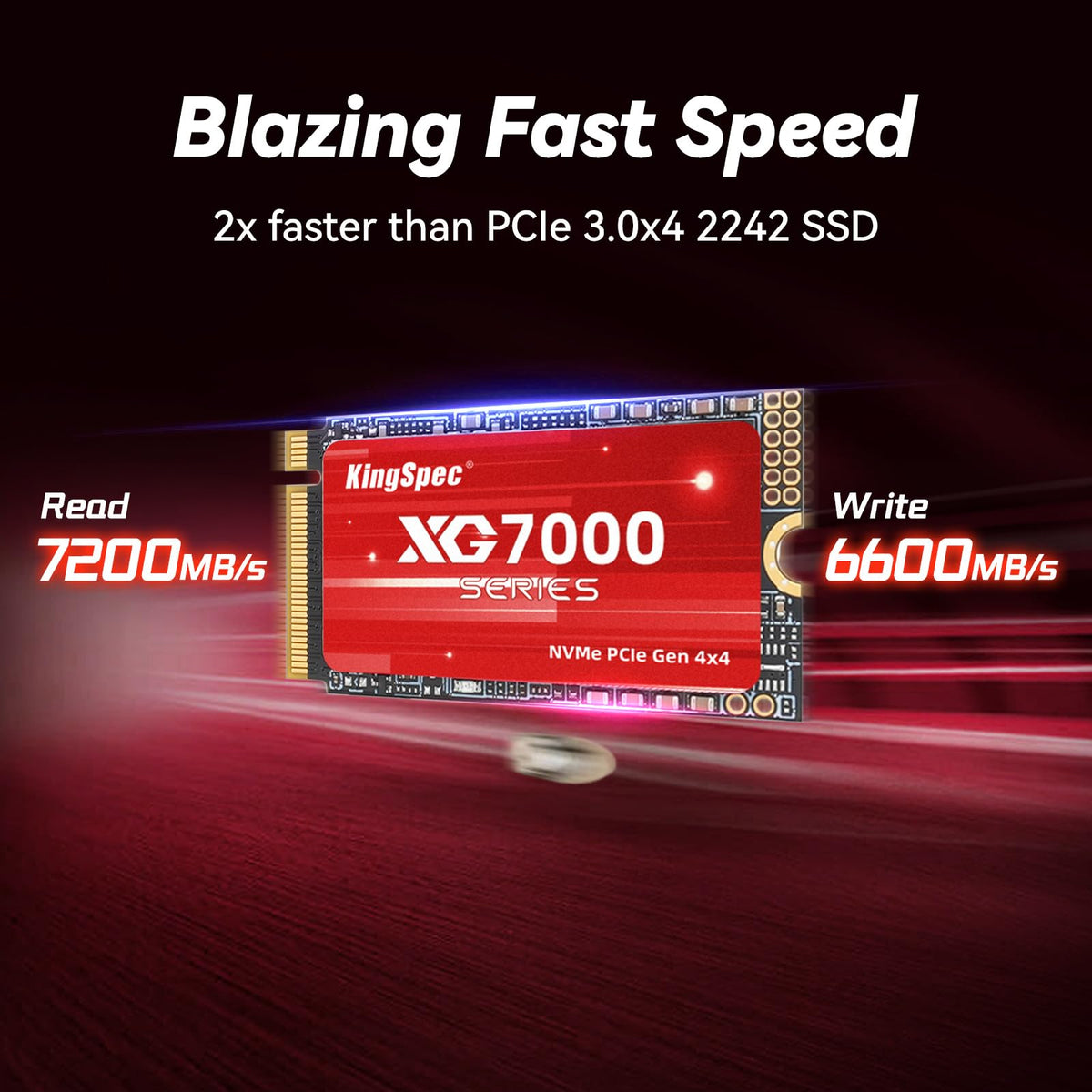 2TB M.2 2242 PCIe 4.0 NVMe SSD X1105