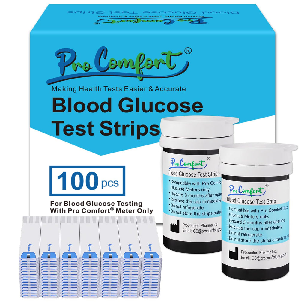 Glucose Test Strips 100 Count No Coding S709154