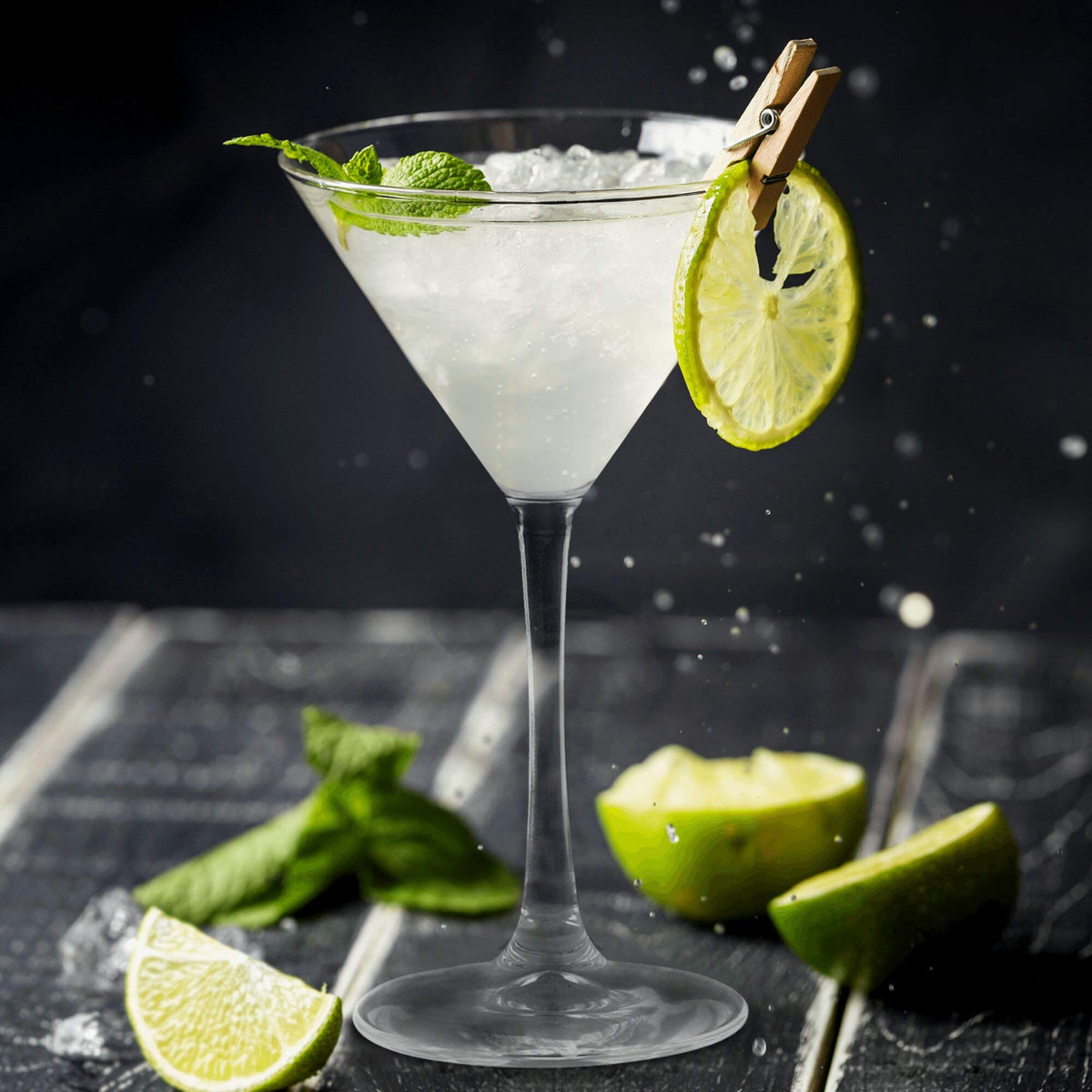 10 oz. Set of 10 Martini Glasses R646747