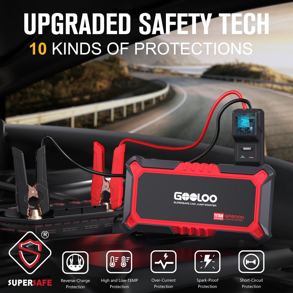 12V 2000A Portable Jump Starter L729919