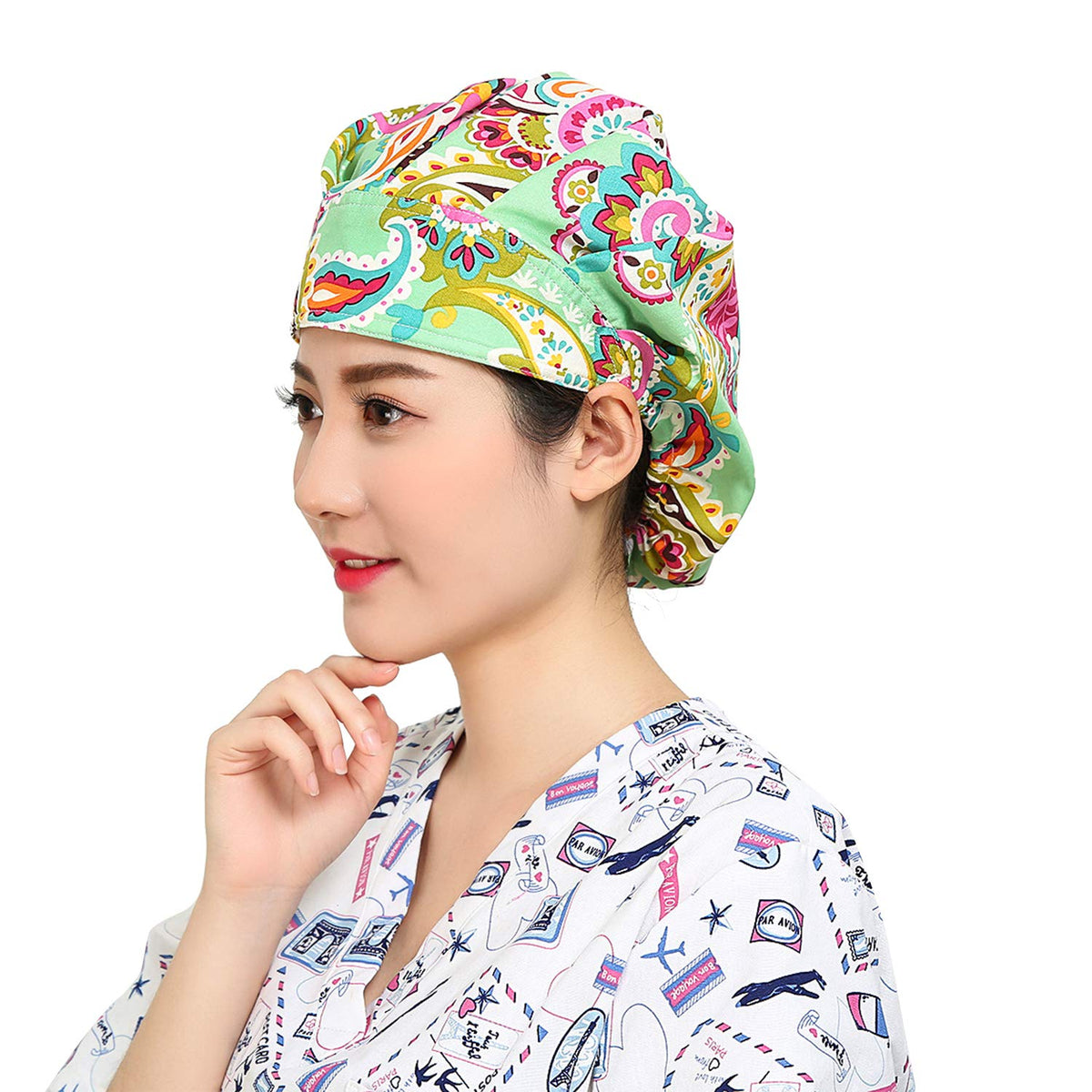 2 Pack Adjustable Cotton Working Cap with Sweatband K756222