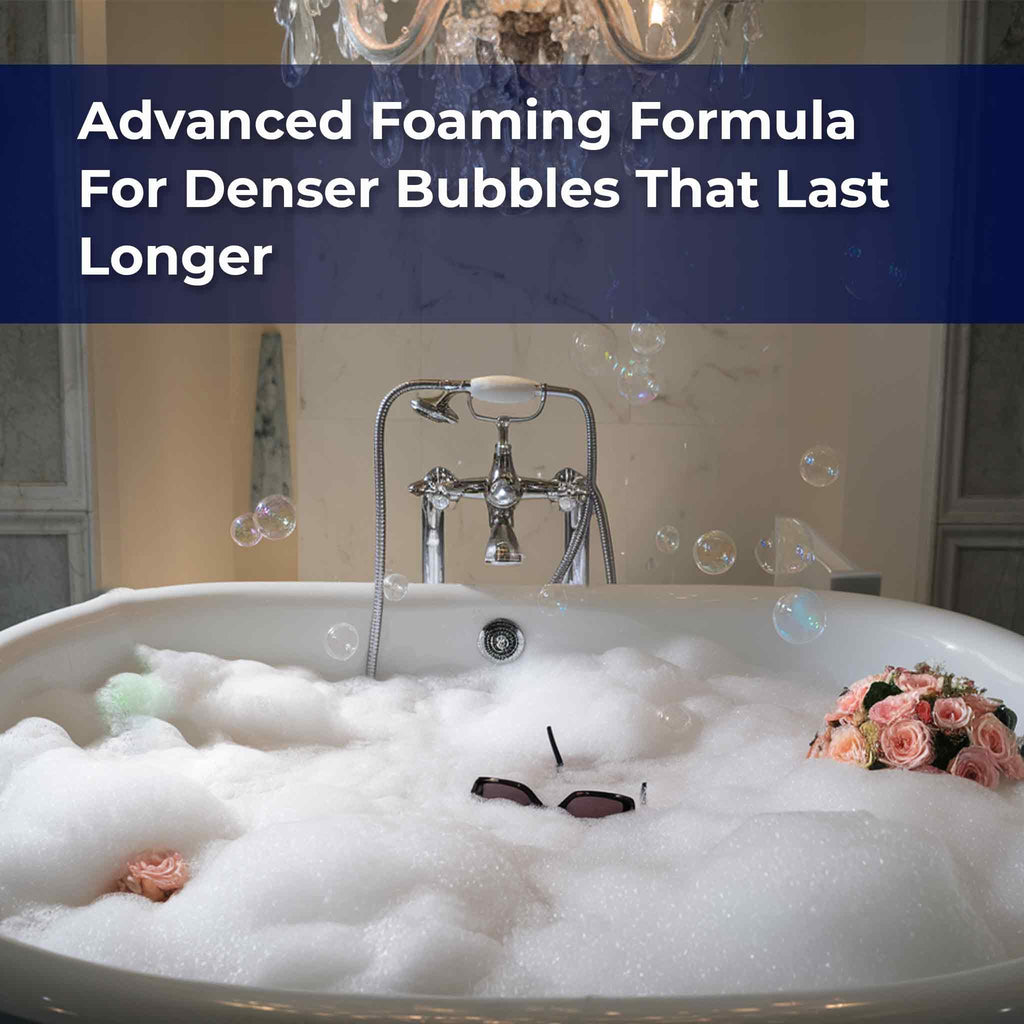 Scented Foaming Bubble Bath with Essential Oils and Epsom Salt, 33.8 fl oz F2870