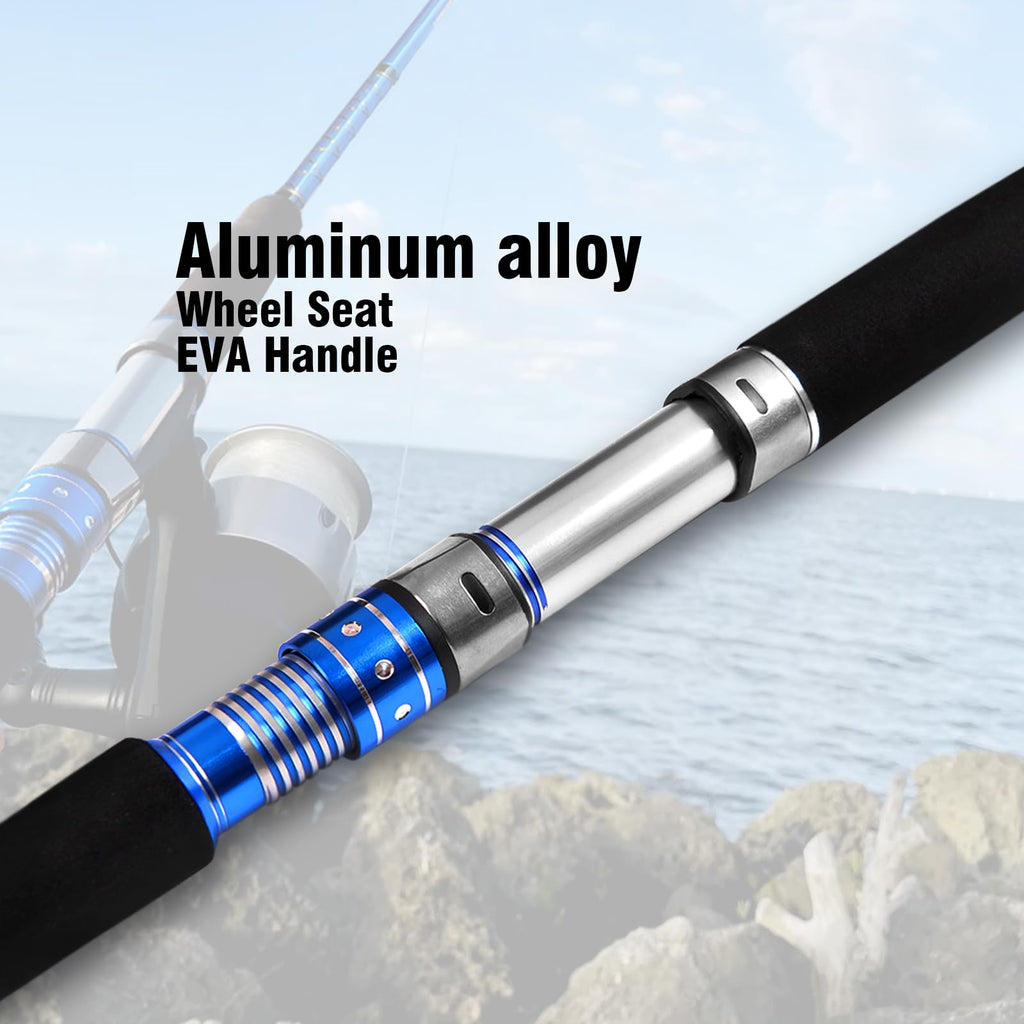 2-Piece Saltwater Spinning Fishing Rod A4549