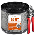 1/8" Stainless Steel Cable with a Cutter O27798