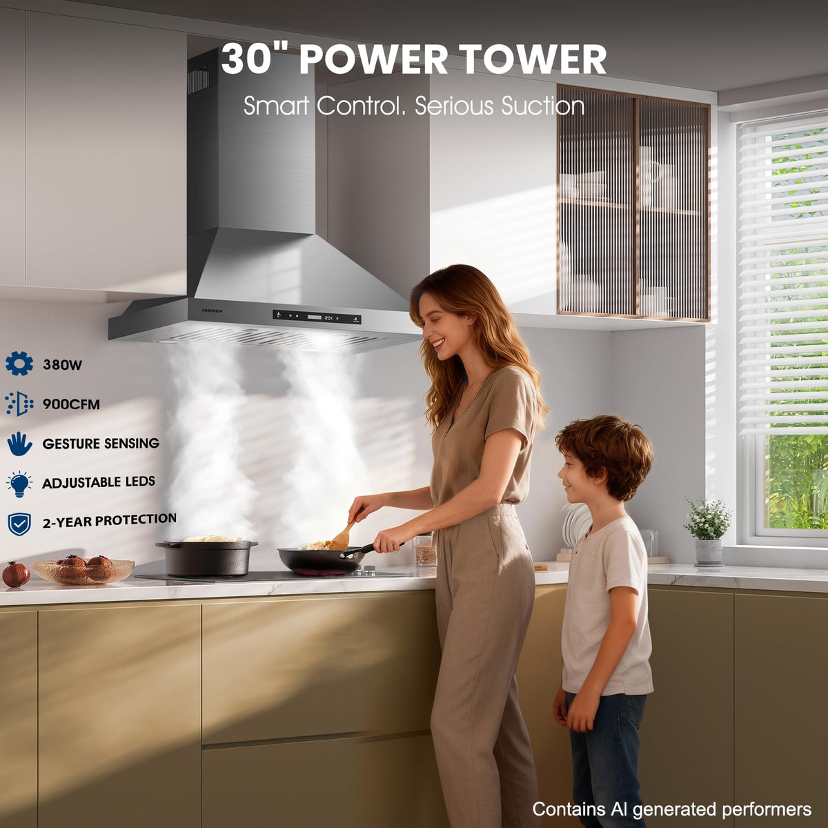 30-inch Wall Mount Range Hood Z8124