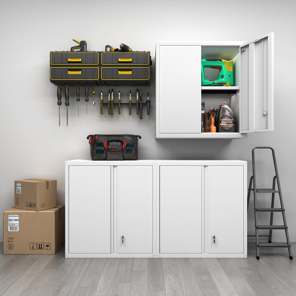Metal Wall Mounted Storage Cabinet with Lock R821