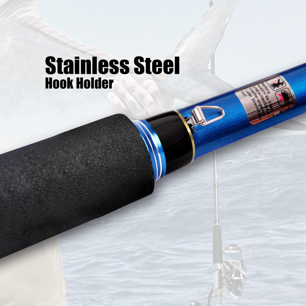 2-Piece Saltwater Spinning Fishing Rod A4549