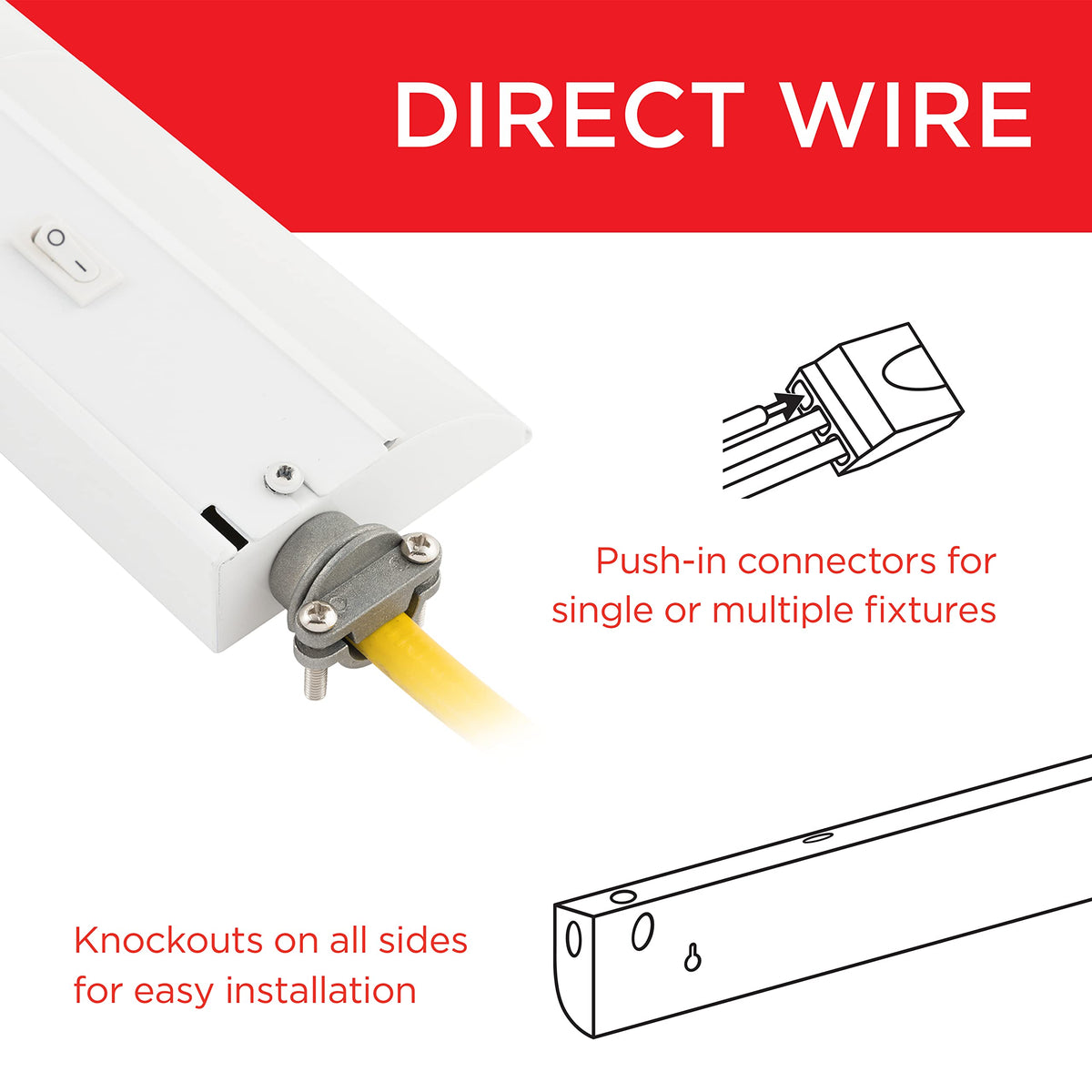 24 Inch Dimmable Under Cabinet Light U744696