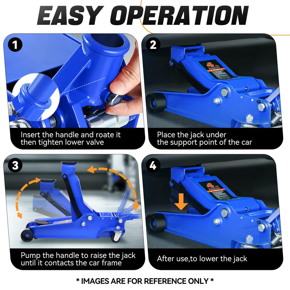 4 Ton Low Profile Floor Jack N955