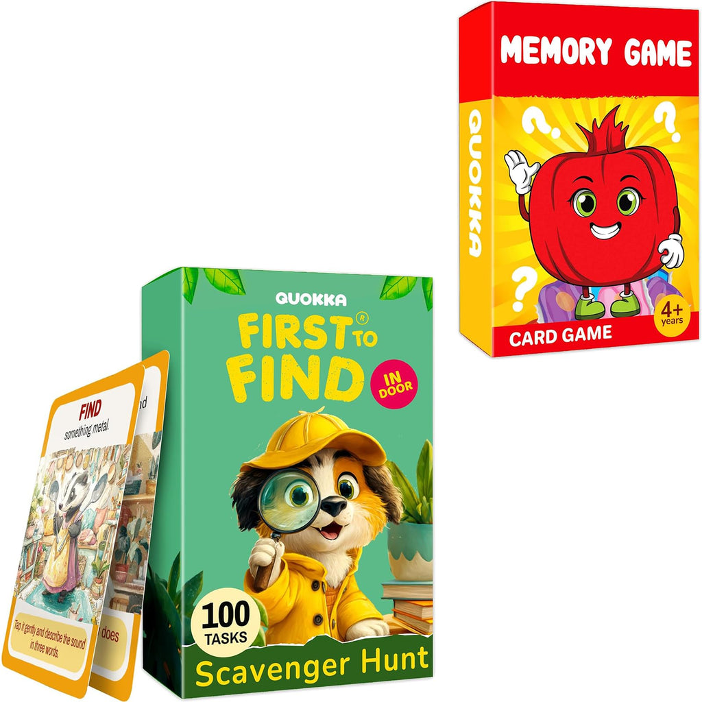 Kids Scavenger Hunt & Memory Matching Game S34278