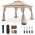 11x11 Pop Up Gazebo with Mosquito Netting H102810