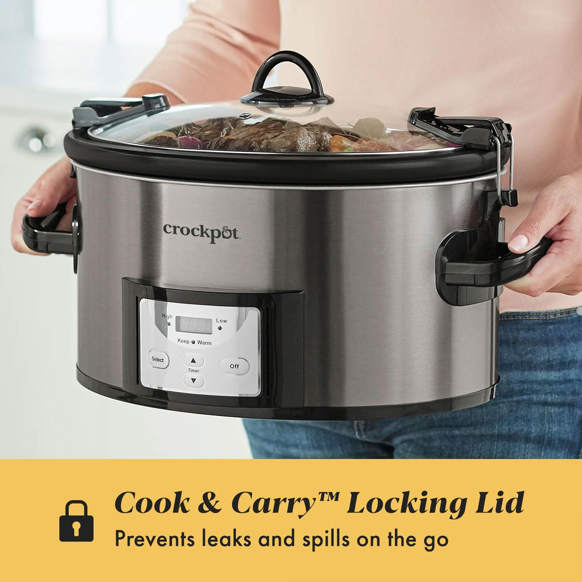 7-qt Nonstick Ceramic Slow Cooker A130