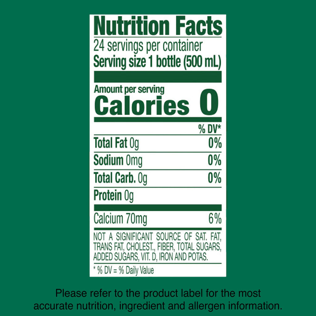 Carbonated Mineral Water Plastic Bottles 16.9 Fl Oz Pack of 24 L948