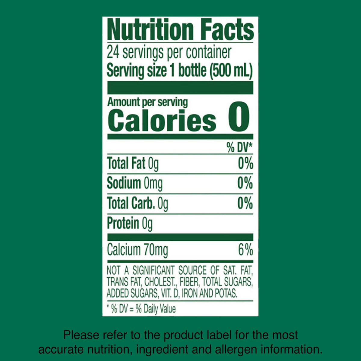 Carbonated Mineral Water Plastic Bottles 16.9 Fl Oz Pack of 24 L948