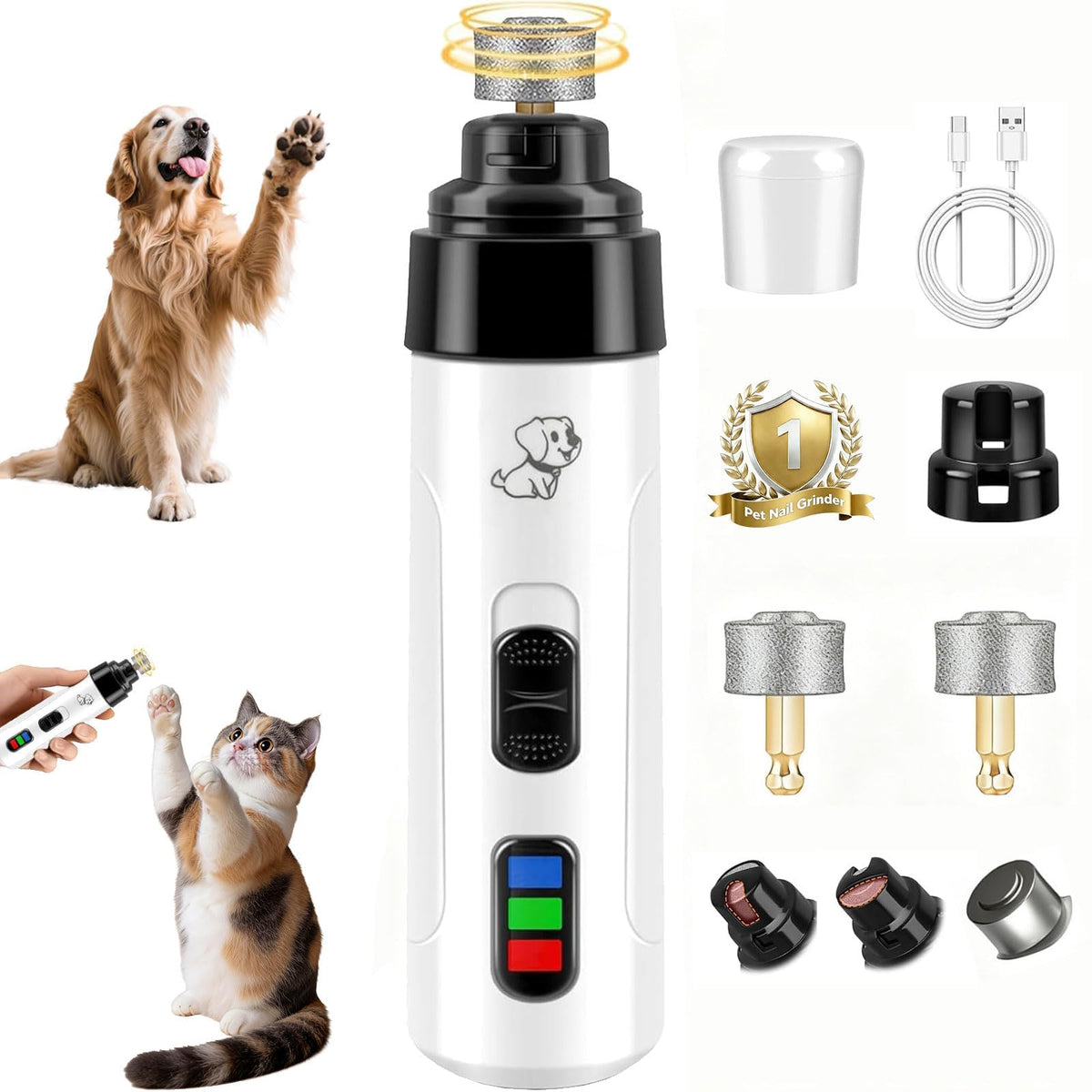 Dog Nail Grinder with Light N75812