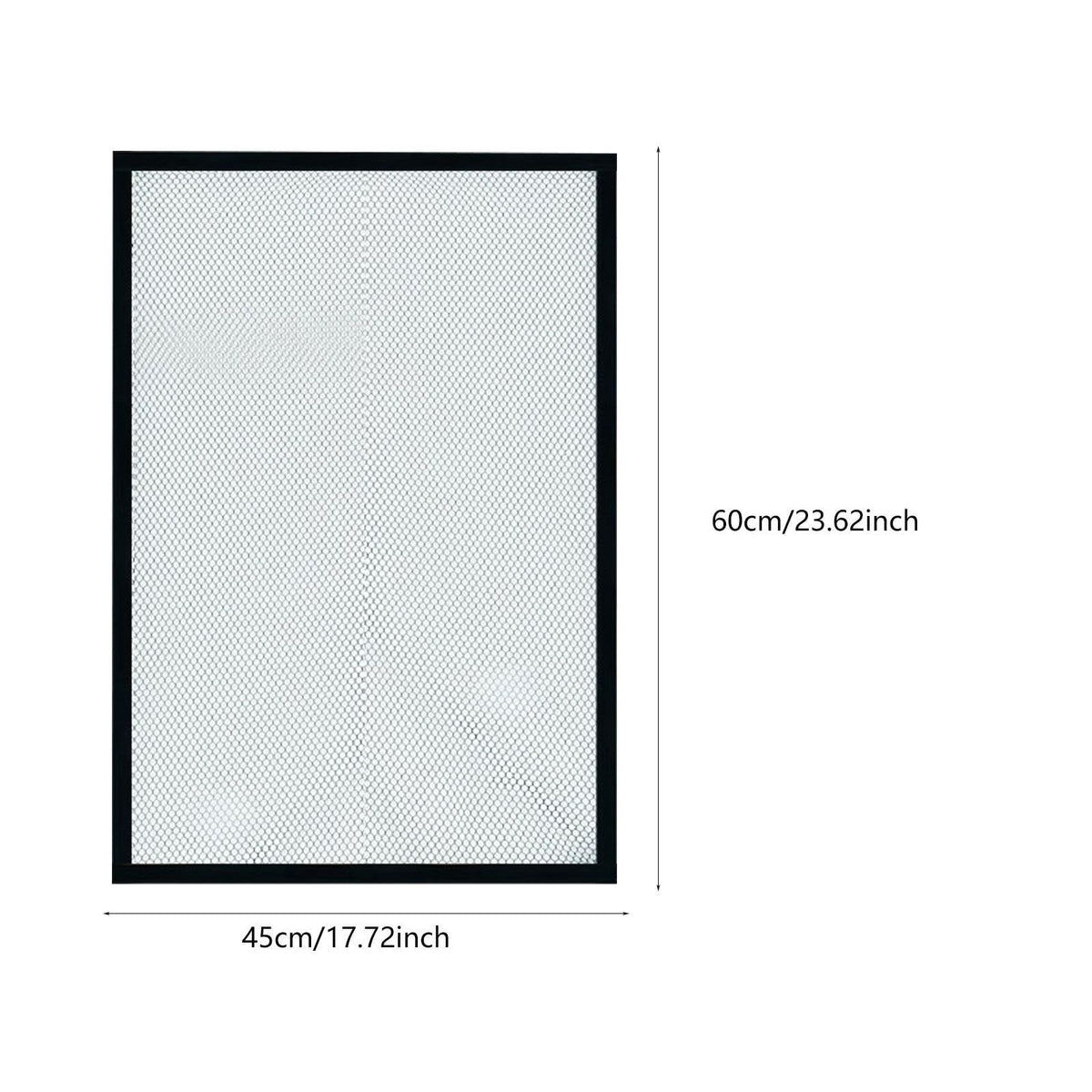 5mm Mesh Clear Aquarium Screen Top Cover 60x45cm A94745