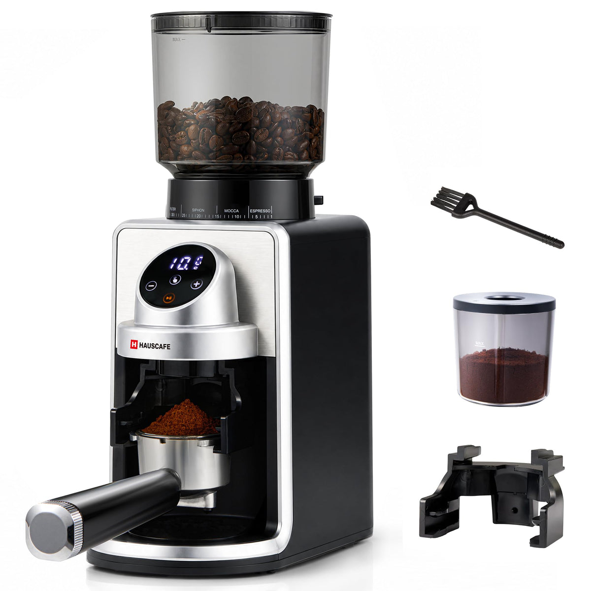 Electric Burr Coffee Grinder with 51 Grind Settings P6412